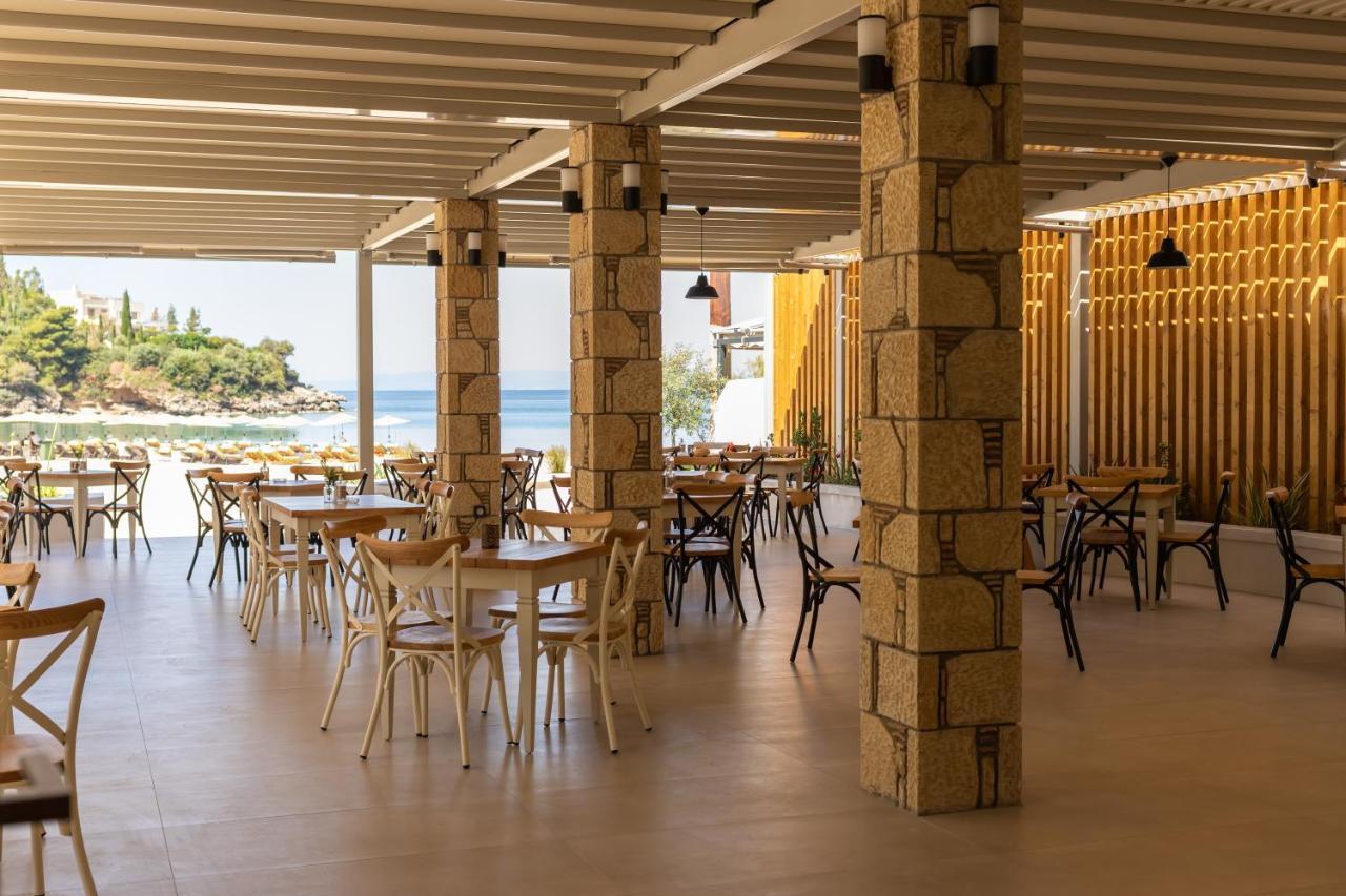 Kalogria Aparthotel Stoupa Bagian luar foto