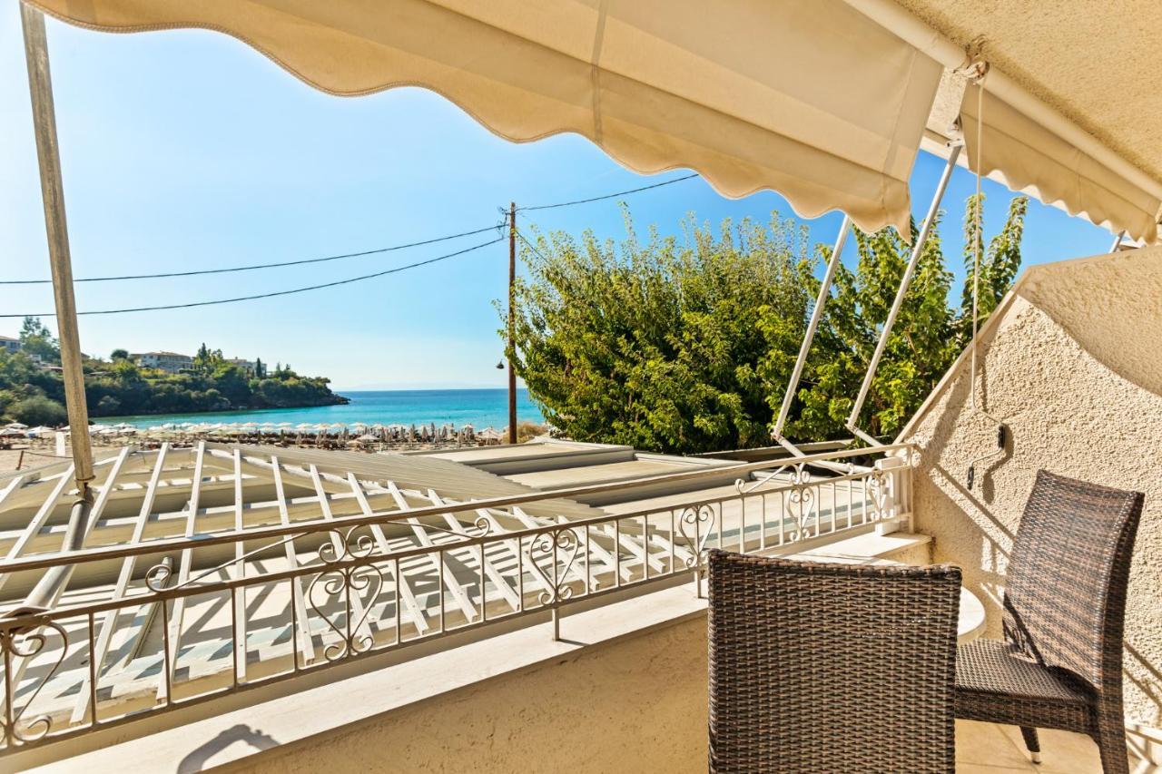 Kalogria Aparthotel Stoupa Bagian luar foto