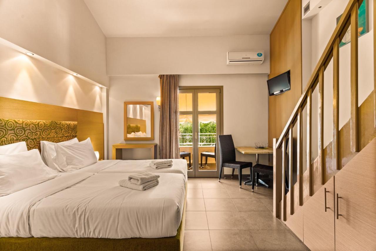 Kalogria Aparthotel Stoupa Bagian luar foto